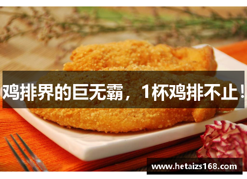 鸡排界的巨无霸，1杯鸡排不止！